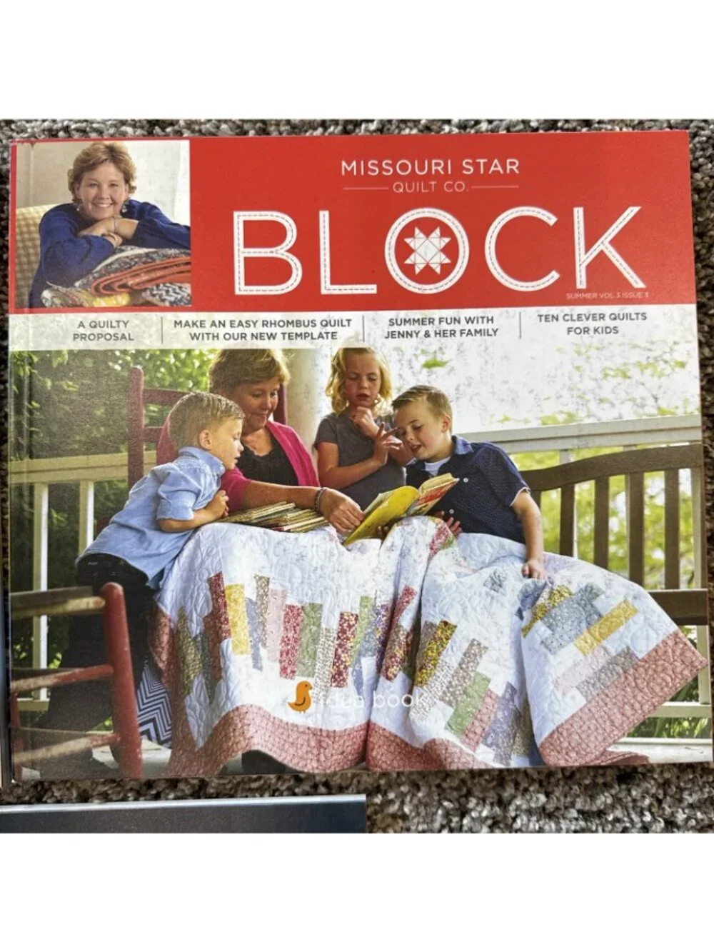 Missouri Star Quilt Co Block Magazine 2016 Vol 3 Issues 1, 3 & 6 Harmony Idea